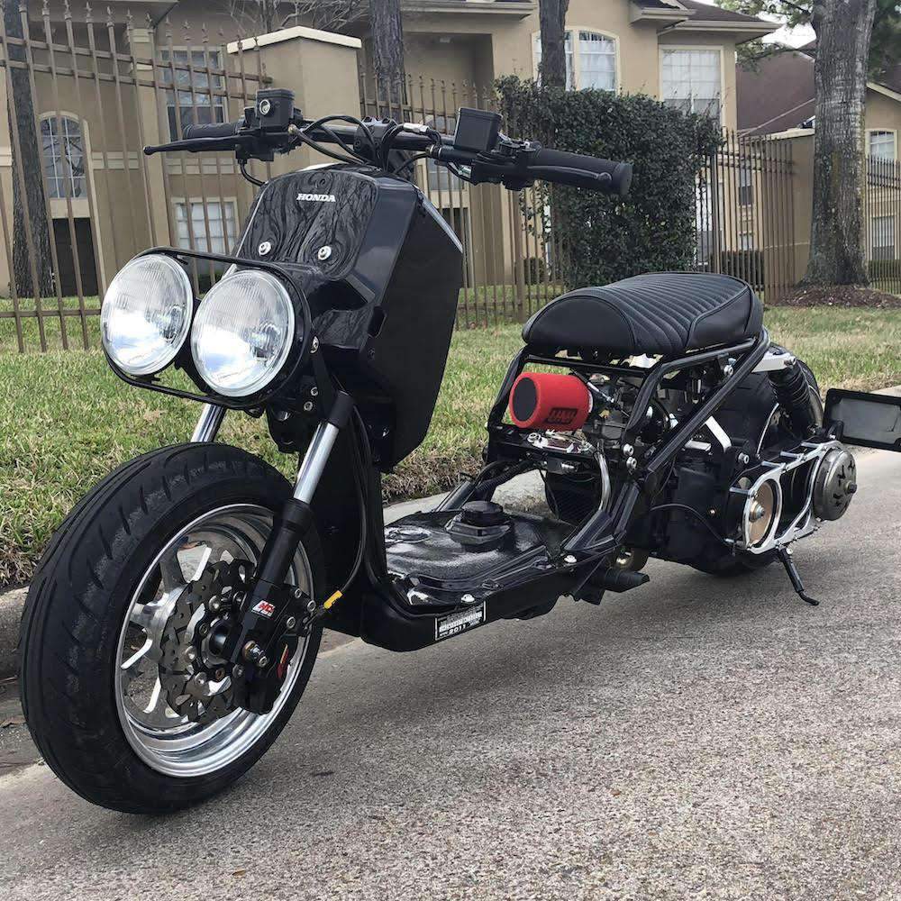 Honda Ruckus seat covers by Cheeky Seats