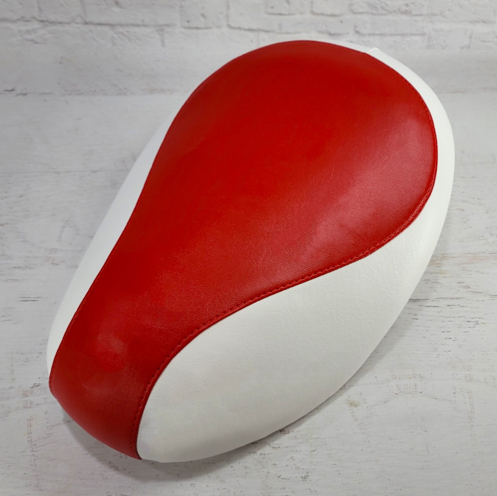 READY TO SHIP! 2002 - 2011 Honda Metropolitan Classic Two Tone Seat Cover, handmade Honda Metropolitan seat cover by Cheeky Seats, featured product view