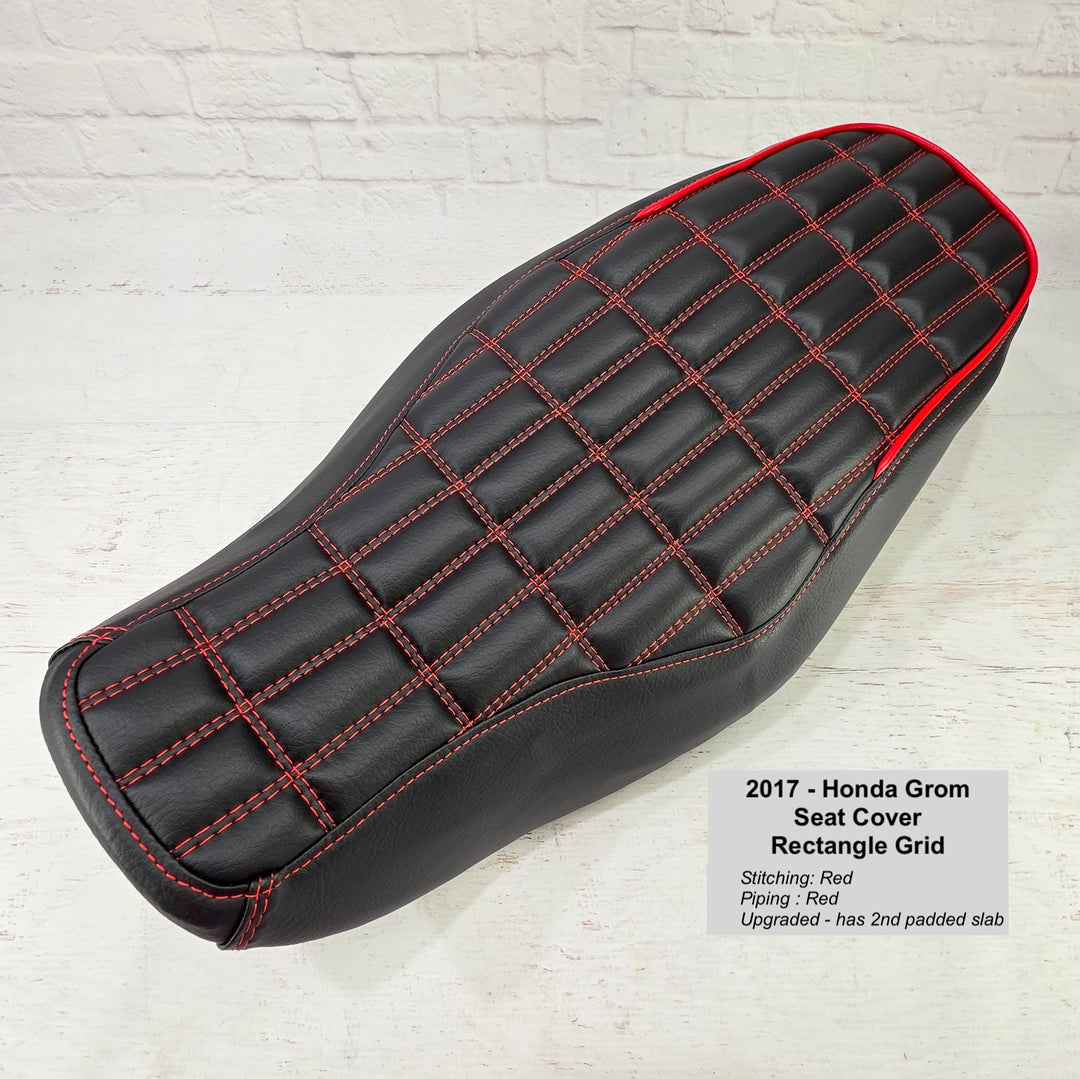 Workshop Extras - 2017–2020 Honda Grom Seat Covers - Same Day Shipping
