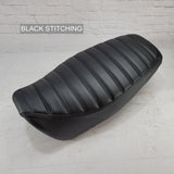 Ready to Ship! 2022-26 Honda Grom Tuck and Roll Seat Cover, handmade Honda Grom seat cover by Cheeky Seats, product detail view 5