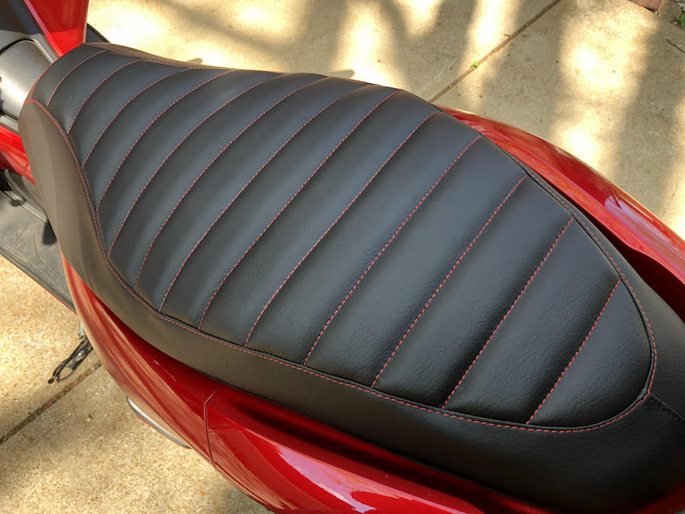 READY TO SHIP! 2010 - 2013 Honda PCX Padded Seat Cover - Lose the Hump!