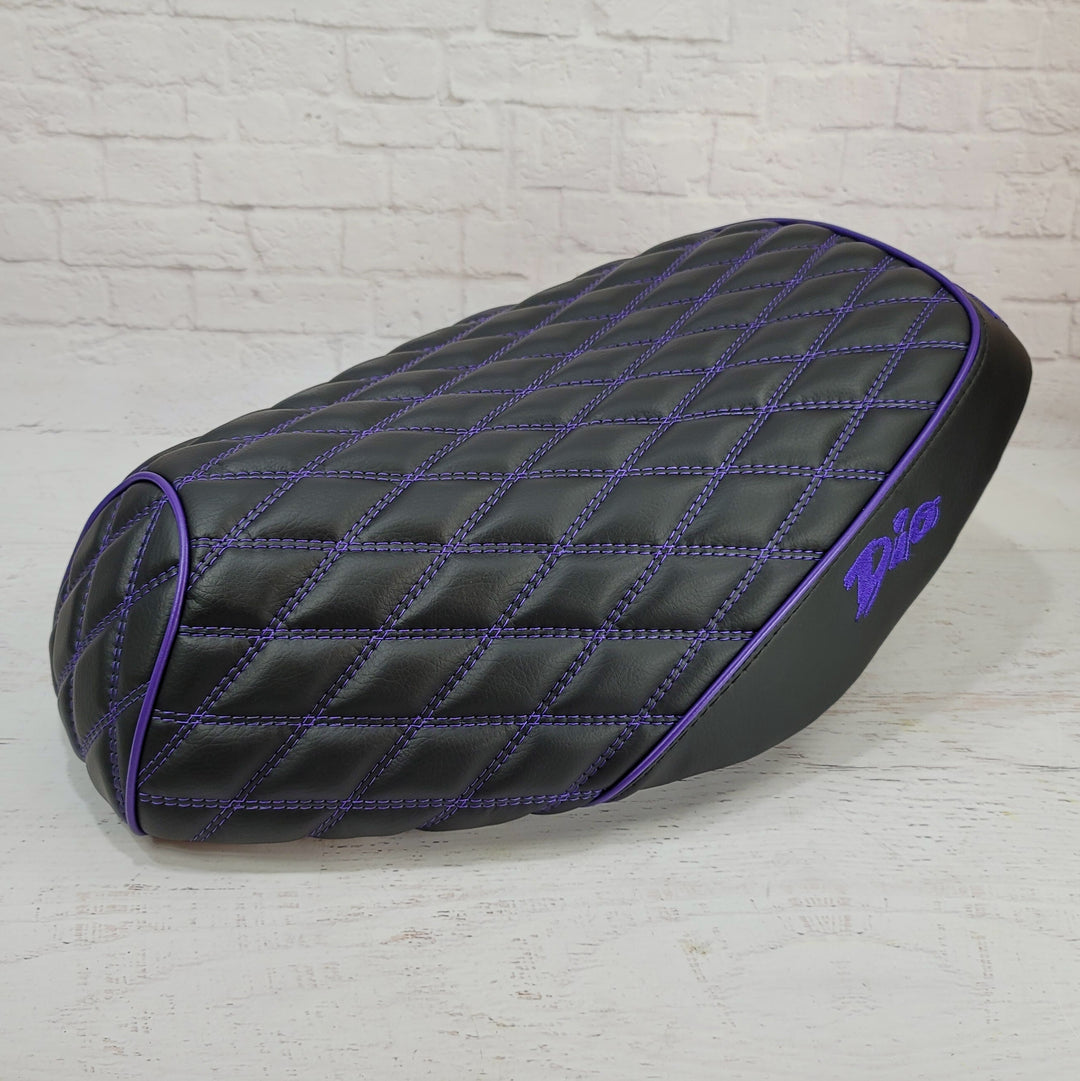 Honda Dio 1 & 2 Diamond Seat Cover with Piping