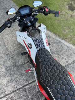 Honda Grom Seat Cover HEXAGON Honeycomb
