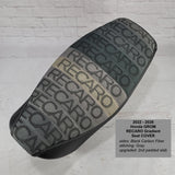 Ready to Ship! 2022-26 Honda Grom RECARO Seat Cover, handmade Honda Grom seat cover by Cheeky Seats, product detail view 5