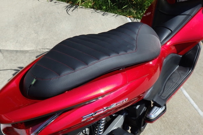 READY TO SHIP! 2010 - 2013 Honda PCX Padded Seat Cover - Lose the Hump!