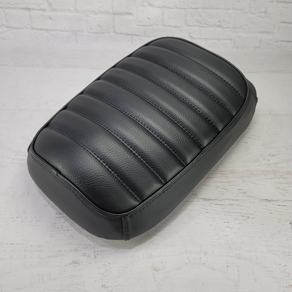 Honda Ruckus padded black tuck and roll seat cover