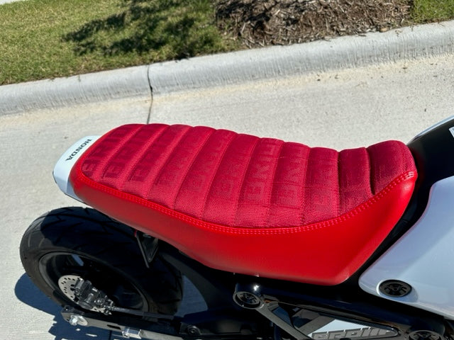 2022 - 2024 RED BRIDE Honda Grom Seat Cover Padded Tuck and Roll MSX125