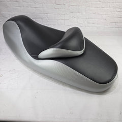 Honda Reflex 250 Black and Silver Carbon Fiber Seat Cover 2001-2007