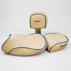 Vespa GTV Premium Matte Camel Tan Seat Cover