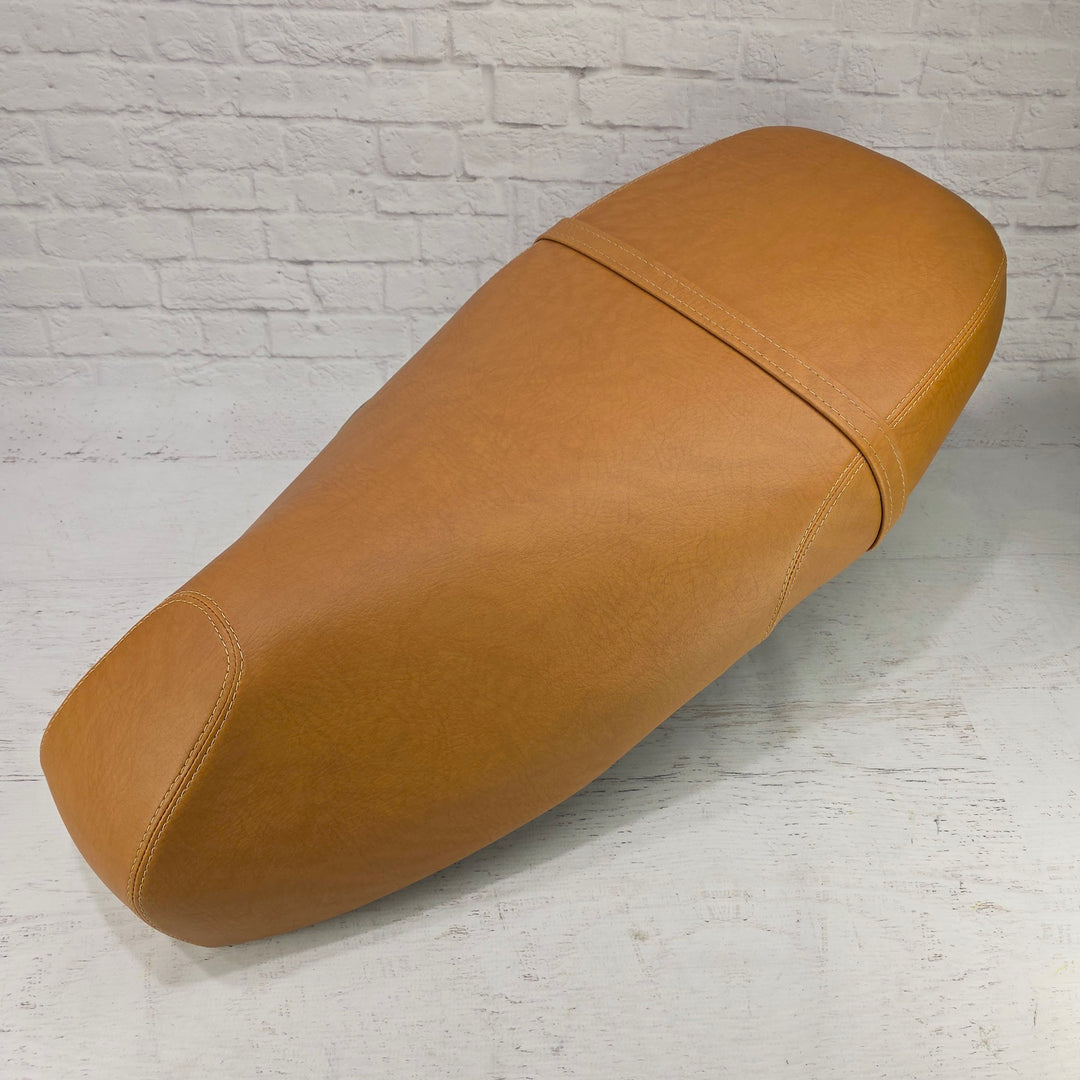 Vespa GT200 Golden Tan Seat Cover with French Seams