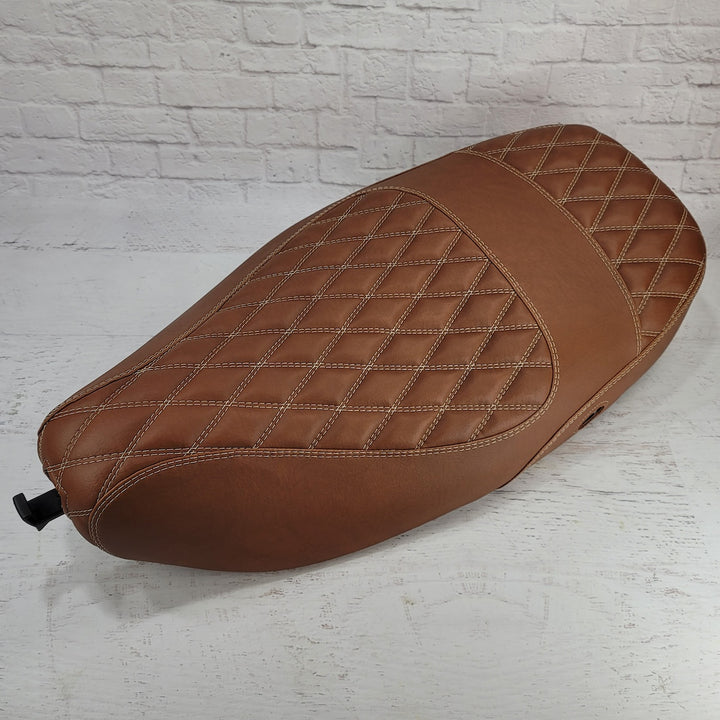 Vespa LX 50 / 150 Matte Cinnamon Diamond Scooter Seat Cover Cheeky Seats