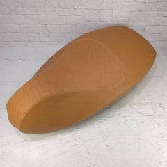 Vespa Sprint Primavera Seat Cover Golden Matte Saddle Tan French Seams