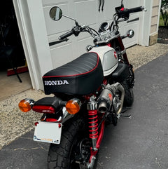 Honda Monkey Original Style Wide Tuck and Roll with Piping Seat Cover 2018 - 2026