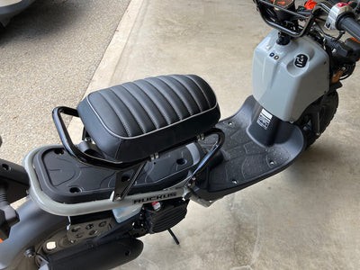 Honda Ruckus Padded Black Tuck and Roll Seat Cover