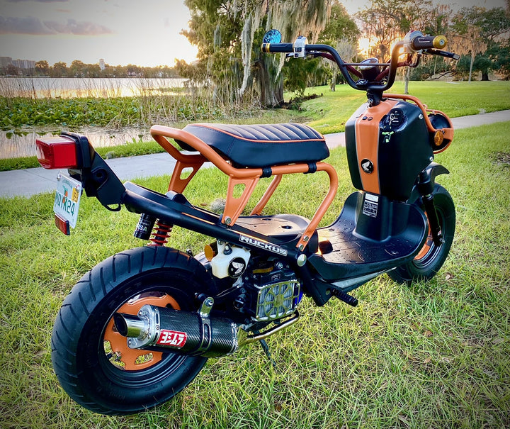 Honda Ruckus Padded Black Tuck and Roll Seat Cover - Made to Order