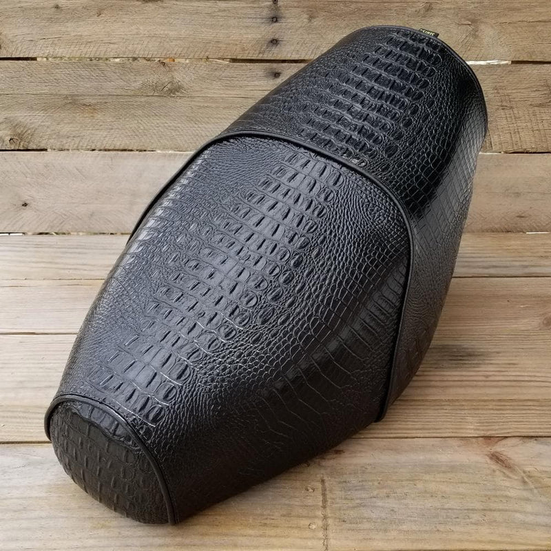 Genuine Buddy Black Gator Croc Seat Cover