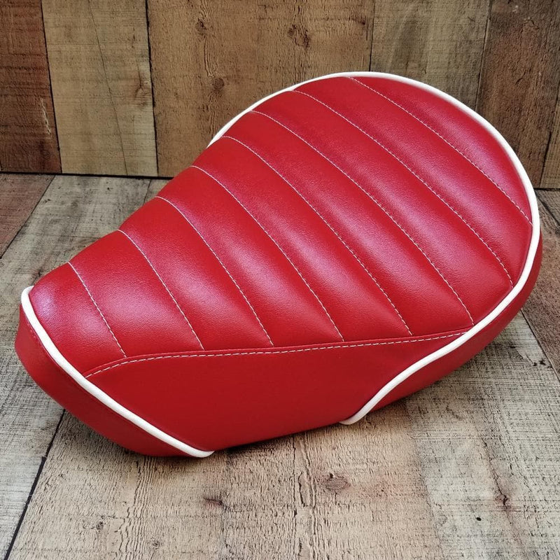 Honda Cub Seat Cover C125 Red Tuck and Roll