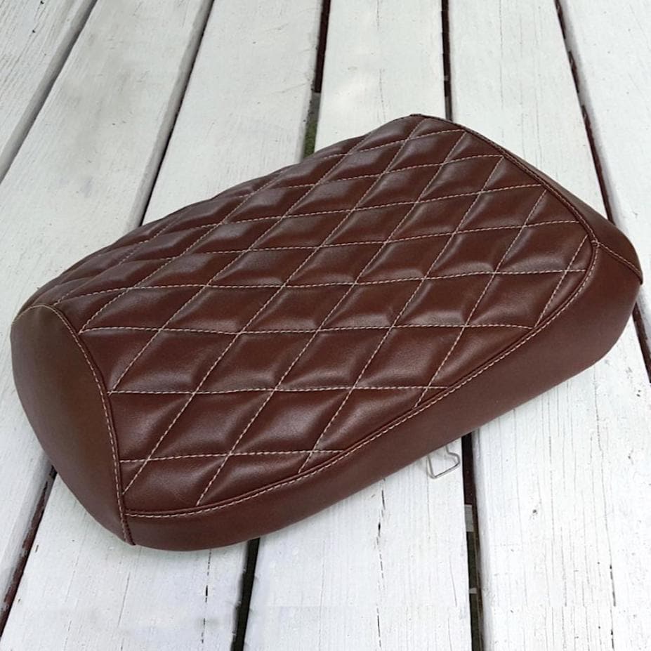 Honda Ruckus whiskey diamond seat cover