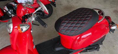 Honda Metropolitan Double Diamond Seat Cover Handmade