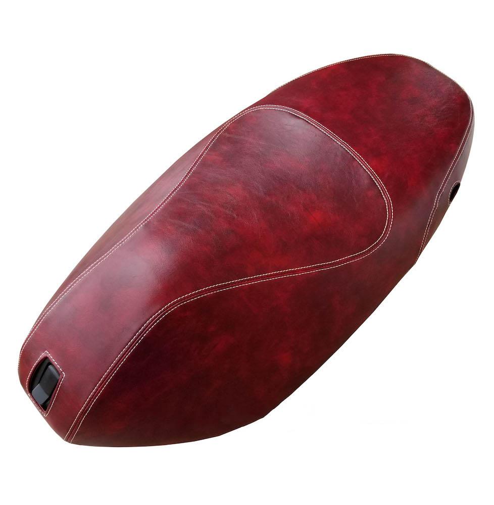 Piaggio Fly 50-150 Oxblood Seat Cover Handmade