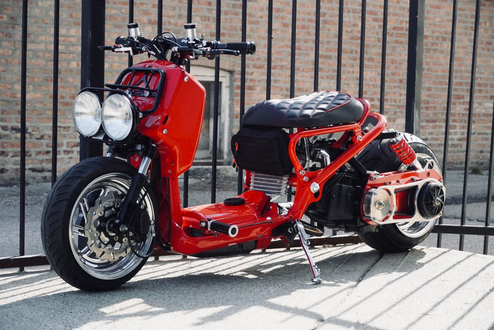 Honda Ruckus Zoomer Diamond Seat Cover Half Piping