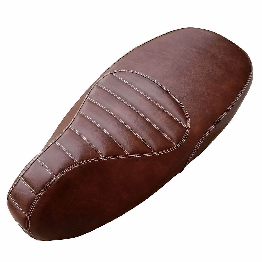 READY TO SHIP!  Padded Distressed Whiskey Vespa Sprint Primavera Seat Cover