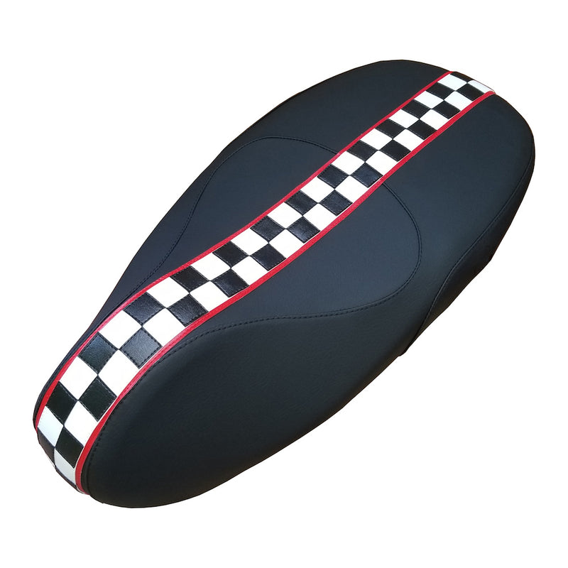 Vespa Sprint / Primavera Checkered Stripe Seat Cover