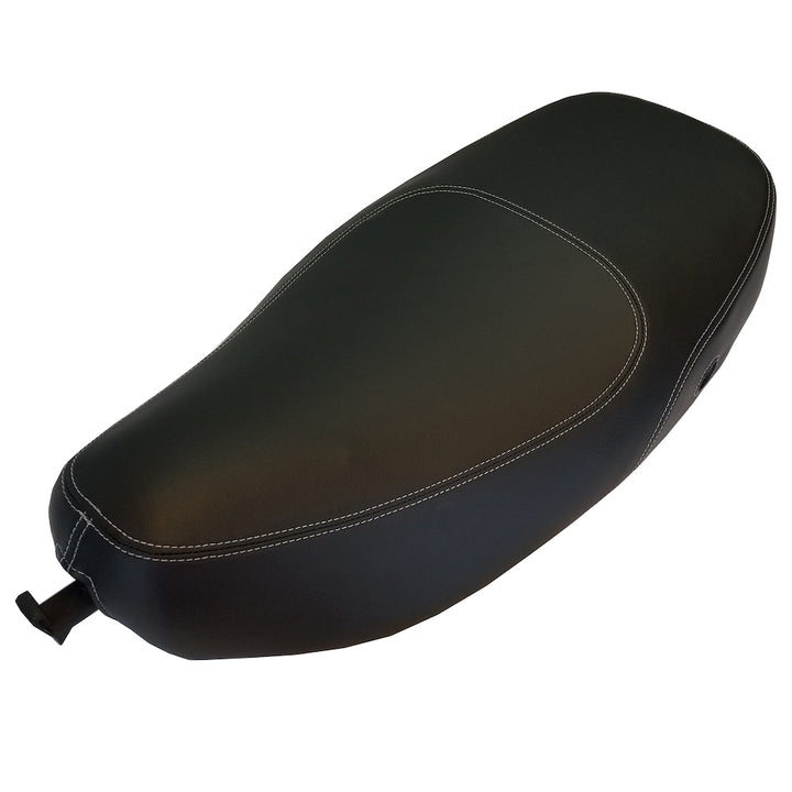READY TO SHIP!  Vespa LX Seat Cover Black Handmade French Seams