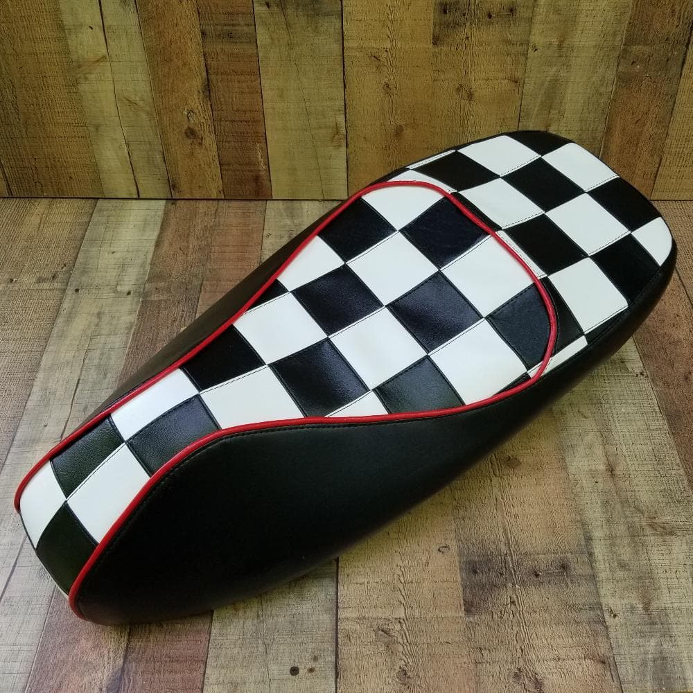 Vespa GTS Checker Seat Cover Handmade GTS 250 300