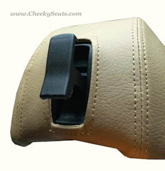 Vespa Sprint Primavera Seat Cover Golden Matte Saddle Tan French Seams