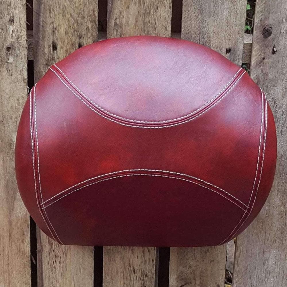 Vespa GT Backrest Cover oxblood French Seams