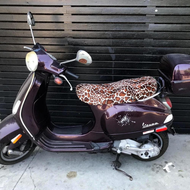 Vespa  LX 50 / 150 Cheetah Fur Seat Cover - choose your fur!